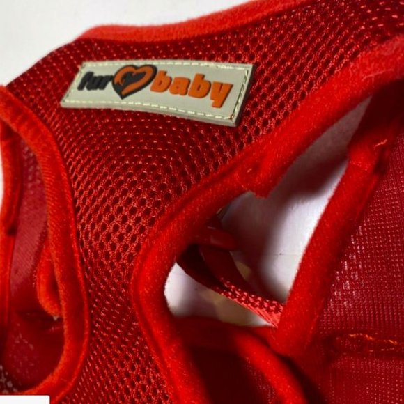 Fur Baby Step-In Dog Harness - Red Mesh - Size Small - New - Picture 3 of 4